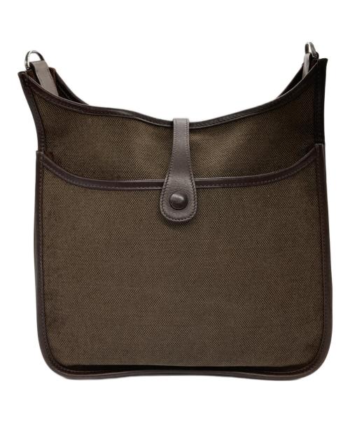 HERMES（エルメス）HERMES (エルメス) エブリン2 PM ショルダーバッグ オリーブ×ブラウンの古着・服飾アイテム