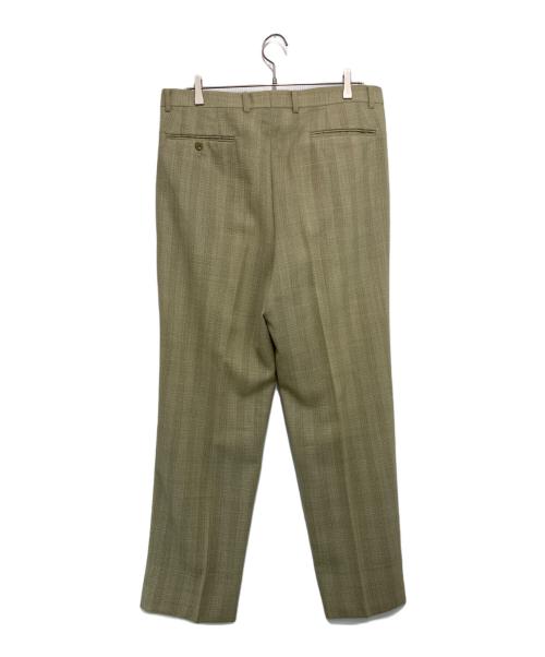 Christian Dior MONSIEUR（クリスチャンディオールムッシュ）Christian Dior MONSIEUR (クリスチャンディオールムッシュ) ウールツータックパンツ ベージュ サイズ:88の古着・服飾アイテム