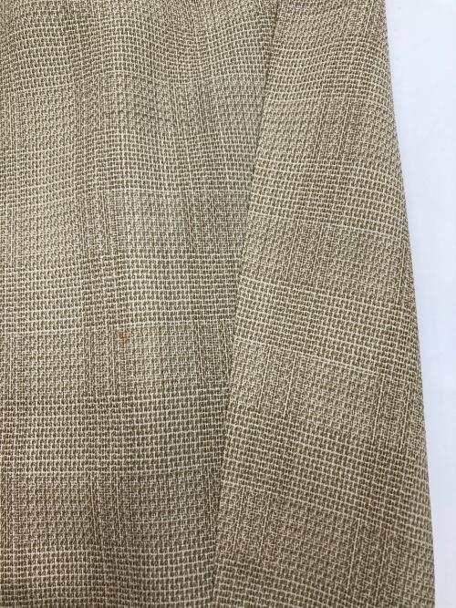 Christian Dior MONSIEUR（クリスチャンディオールムッシュ）Christian Dior MONSIEUR (クリスチャンディオールムッシュ) ウールツータックパンツ ベージュ サイズ:88の古着・服飾アイテム
