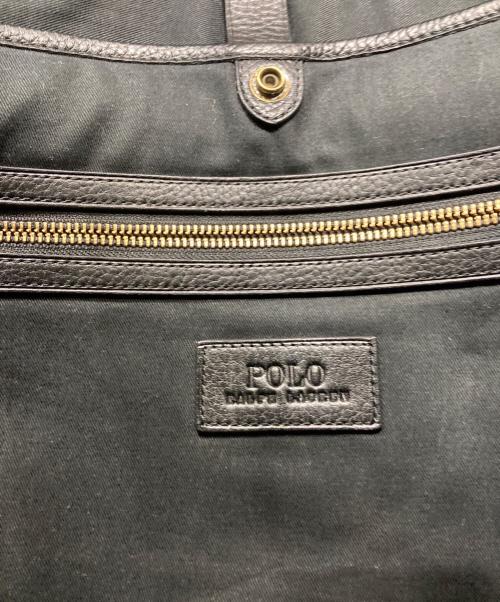 POLO RALPH LAUREN（ポロ・ラルフローレン）POLO RALPH LAUREN (ポロ・ラルフローレン) 2WAY レザーブリーフケース ブラックの古着・服飾アイテム