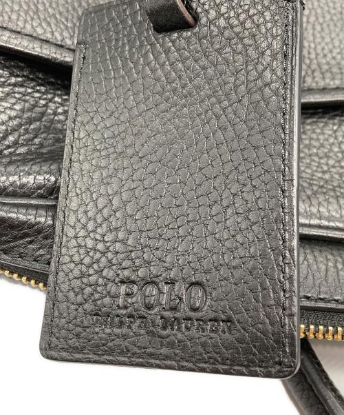 POLO RALPH LAUREN（ポロ・ラルフローレン）POLO RALPH LAUREN (ポロ・ラルフローレン) 2WAY レザーブリーフケース ブラックの古着・服飾アイテム