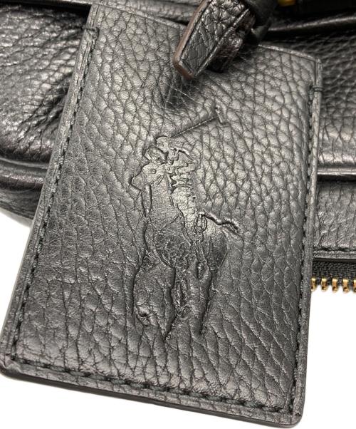 POLO RALPH LAUREN（ポロ・ラルフローレン）POLO RALPH LAUREN (ポロ・ラルフローレン) 2WAY レザーブリーフケース ブラックの古着・服飾アイテム