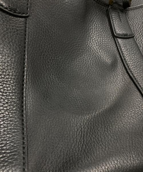 POLO RALPH LAUREN（ポロ・ラルフローレン）POLO RALPH LAUREN (ポロ・ラルフローレン) 2WAY レザーブリーフケース ブラックの古着・服飾アイテム
