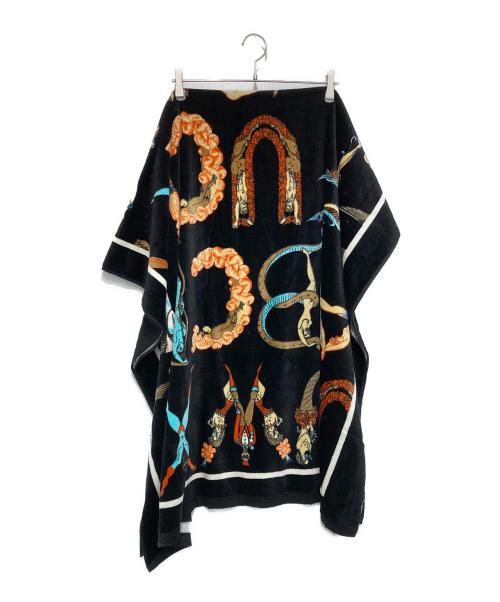 SUPREME（シュプリーム）Supreme (シュプリーム) Alphabet Beach Towel ブラックの古着・服飾アイテム