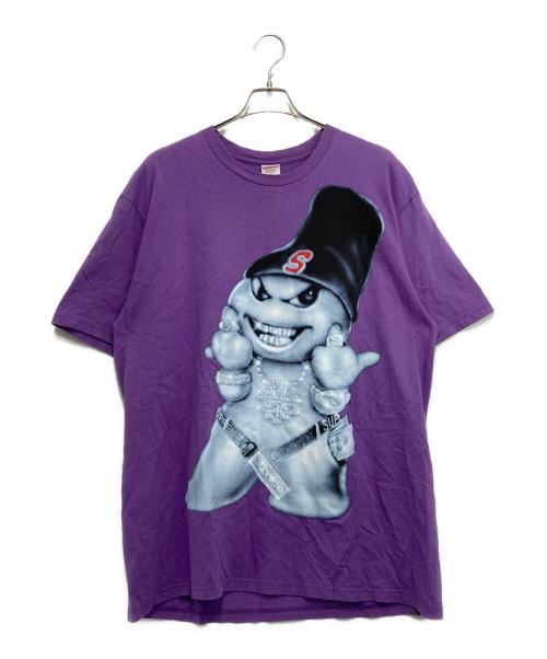 SUPREME（シュプリーム）SUPREME (シュプリーム) Snowman Tee パープル サイズ:XLの古着・服飾アイテム