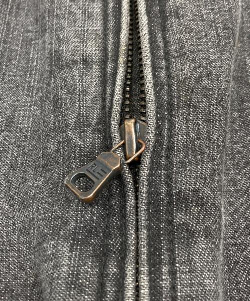 POLO JEANS COMPANY（ポロジーンズカンパニー）POLO JEANS Company (ポロジーンズカンパニー) デニムフライトジャケット グレー サイズ:Sの古着・服飾アイテム