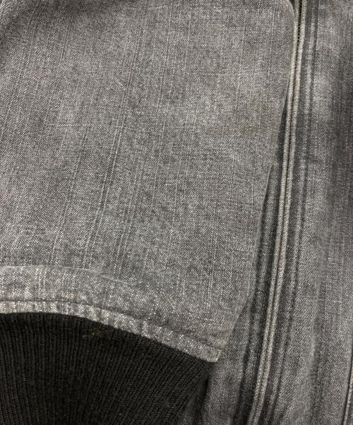POLO JEANS COMPANY（ポロジーンズカンパニー）POLO JEANS Company (ポロジーンズカンパニー) デニムフライトジャケット グレー サイズ:Sの古着・服飾アイテム