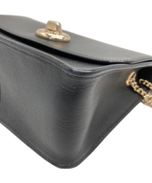 COACH（コーチ）COACH (コーチ) チェーンショルダーバッグ ブラックの古着・服飾アイテム