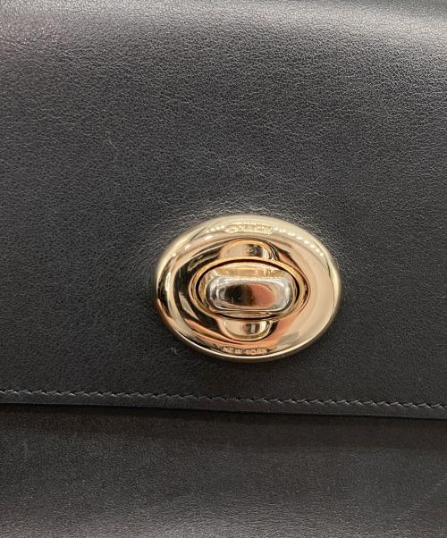 COACH（コーチ）COACH (コーチ) チェーンショルダーバッグ ブラックの古着・服飾アイテム