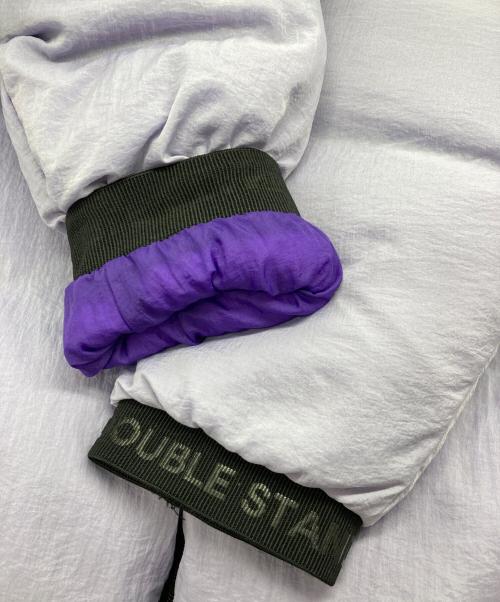 DOUBLE STANDARD CLOTHING（ダブルスタンダードクロージング）DOUBLE STANDARD CLOTHING (ダブルスタンダードクロージング) シアーナイロンダウンジャケット パープル サイズ:46の古着・服飾アイテム