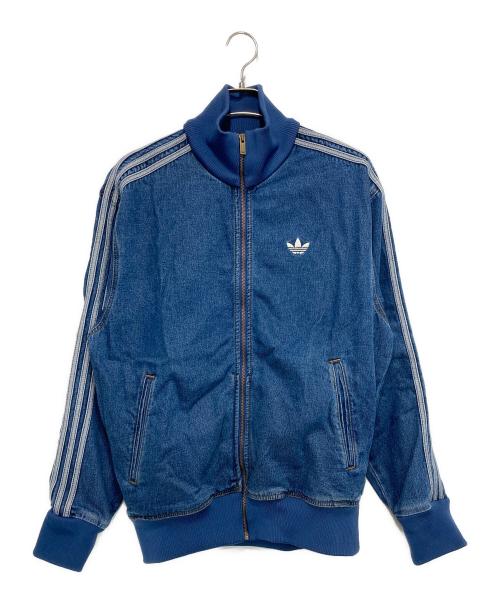 adidas（アディダス）adidas (アディダス) アディカラー デニム ファイヤーバード トラックトップ インディゴ サイズ:Lの古着・服飾アイテム
