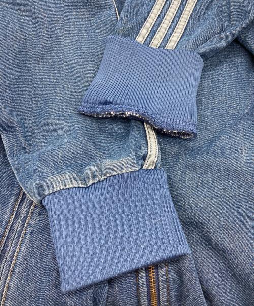 adidas（アディダス）adidas (アディダス) アディカラー デニム ファイヤーバード トラックトップ インディゴ サイズ:Lの古着・服飾アイテム