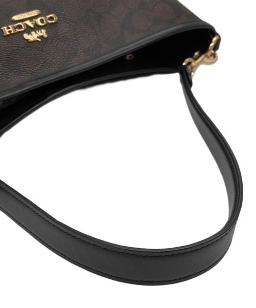COACH（コーチ）COACH (コーチ) シティ ラージ バケット バッグ・シグネチャー キャンバス ブラウン×ブラックの古着・服飾アイテム