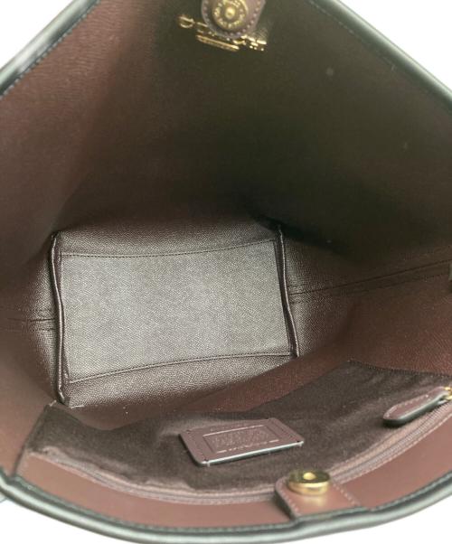 COACH（コーチ）COACH (コーチ) シティ ラージ バケット バッグ・シグネチャー キャンバス ブラウン×ブラックの古着・服飾アイテム