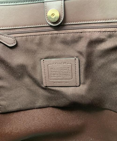 COACH（コーチ）COACH (コーチ) シティ ラージ バケット バッグ・シグネチャー キャンバス ブラウン×ブラックの古着・服飾アイテム