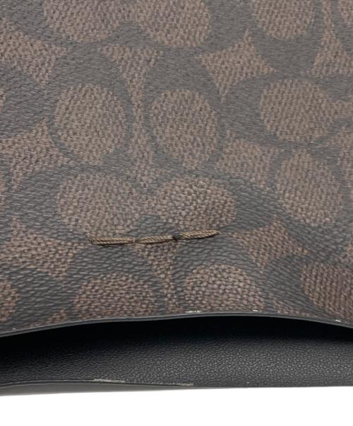 COACH（コーチ）COACH (コーチ) ハドリー トート バッグ・シグネチャー キャンバス ブラウン×ブラックの古着・服飾アイテム