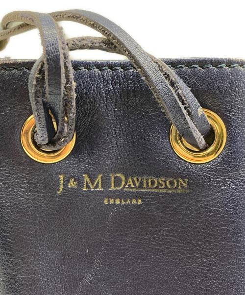 J&M DAVIDSON（ジェイ＆エム デヴィッドソン）J&M DAVIDSON (ジェイ＆エム デヴィッドソン) フリンジ カーニバル ハンドバッグ ネイビーの古着・服飾アイテム