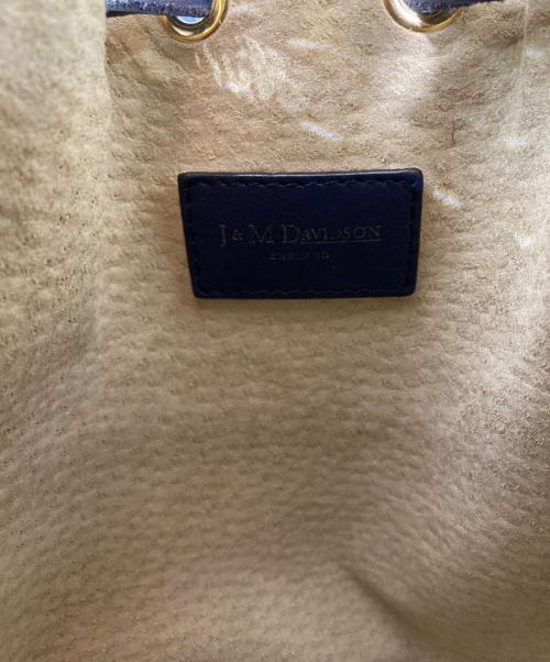J&M DAVIDSON（ジェイ＆エム デヴィッドソン）J&M DAVIDSON (ジェイ＆エム デヴィッドソン) フリンジ カーニバル ハンドバッグ ネイビーの古着・服飾アイテム