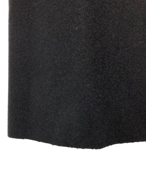 VALENTINO（ヴァレンティノ）VALENTINO (ヴァレンティノ) デザインフリンジロングコート ブラック サイズ:40/6の古着・服飾アイテム