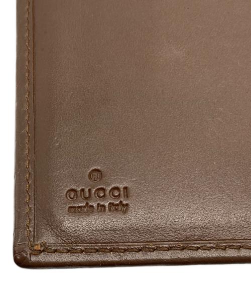 GUCCI（グッチ）GUCCI (グッチ) GGキャンバス ジャッキーライン 手帳カバー ベージュ×ブラウンの古着・服飾アイテム