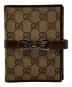 GUCCI（グッチ）の古着「GGキャンバス ジャッキーライン 手帳カバー」｜ベージュ×ブラウン