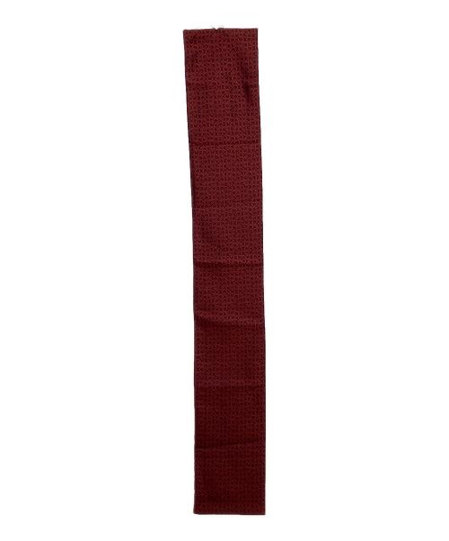 GUCCI（グッチ）GUCCI (グッチ) GGロゴシルクスカーフ レッドの古着・服飾アイテム