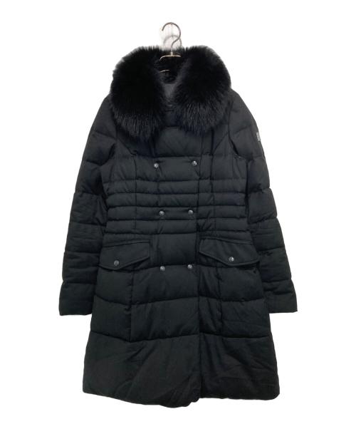 HETREGO（エトレゴ）HETREGO (エトレゴ) フォックスファー付きダウンコート ブラック サイズ:42の古着・服飾アイテム