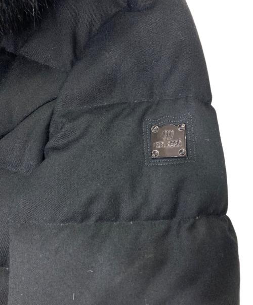 HETREGO（エトレゴ）HETREGO (エトレゴ) フォックスファー付きダウンコート ブラック サイズ:42の古着・服飾アイテム