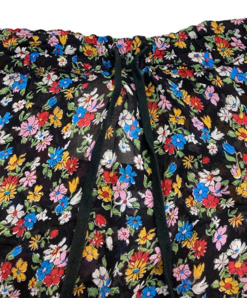 tricot COMME des GARCONS（トリココムデギャルソン）tricot COMME des GARCONS (トリココムデギャルソン) フラワープリントスカート ブラック サイズ:記載なしの古着・服飾アイテム