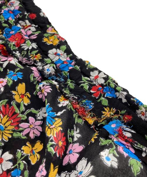 tricot COMME des GARCONS（トリココムデギャルソン）tricot COMME des GARCONS (トリココムデギャルソン) フラワープリントスカート ブラック サイズ:記載なしの古着・服飾アイテム