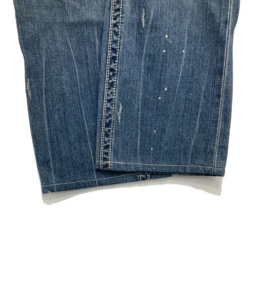 ROCK REVIVAL（ロックリバイバル）ROCK REVIVAL (ロックリバイバル) ダメージストレートデニムパンツ インディゴ サイズ:W31の古着・服飾アイテム