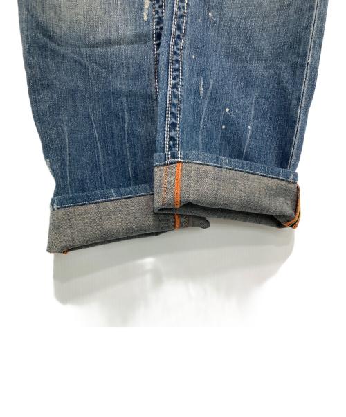 ROCK REVIVAL（ロックリバイバル）ROCK REVIVAL (ロックリバイバル) ダメージストレートデニムパンツ インディゴ サイズ:W31の古着・服飾アイテム