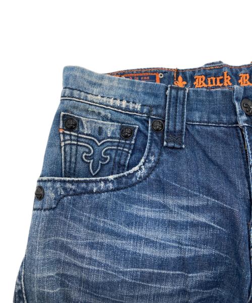 ROCK REVIVAL（ロックリバイバル）ROCK REVIVAL (ロックリバイバル) ダメージデニムパンツ インディゴ サイズ:Ｗ31の古着・服飾アイテム