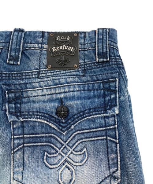 ROCK REVIVAL（ロックリバイバル）ROCK REVIVAL (ロックリバイバル) ダメージデニムパンツ インディゴ サイズ:Ｗ31の古着・服飾アイテム