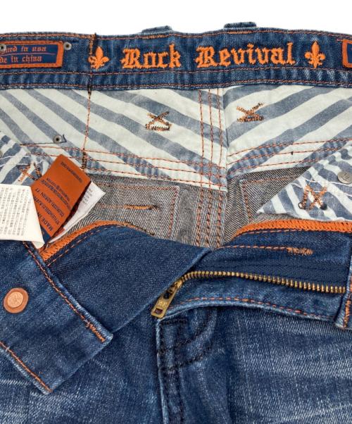 ROCK REVIVAL（ロックリバイバル）ROCK REVIVAL (ロックリバイバル) ダメージデニムパンツ インディゴ サイズ:Ｗ31の古着・服飾アイテム