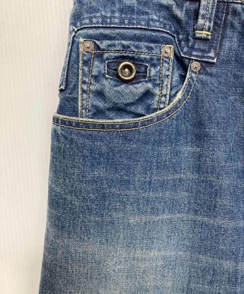 Denham（デンハム）Denham (デンハム) JUMBO MIJ BENNY ダメージ加工デニムパンツ インディゴ サイズ:Lの古着・服飾アイテム