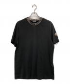 MONCLERモンクレール）の古着「LOGO-TRIMMED COTTON T-SHIRT」｜ブラック