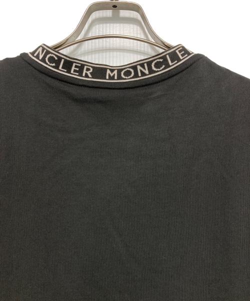 MONCLER（モンクレール）MONCLER (モンクレール) LOGO-TRIMMED COTTON T-SHIRT ブラック サイズ:XLの古着・服飾アイテム