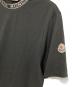 中古・古着 MONCLER (モンクレール) LOGO-TRIMMED COTTON T-SHIRT ブラック サイズ:XL：25000円
