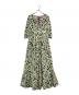 Kate Spade（ケイトスペード）の古着「daisy bodega midi dress」｜グリーン×ホワイト