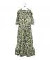 Kate Spade (ケイトスペード) daisy bodega midi dress グリーン×ホワイト サイズ:SIZE 2：10000円