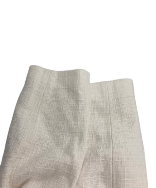 ANAYI（アナイ）ANAYI (アナイ) コットンオックスショート ジャケット ホワイト サイズ:SIZE 36の古着・服飾アイテム