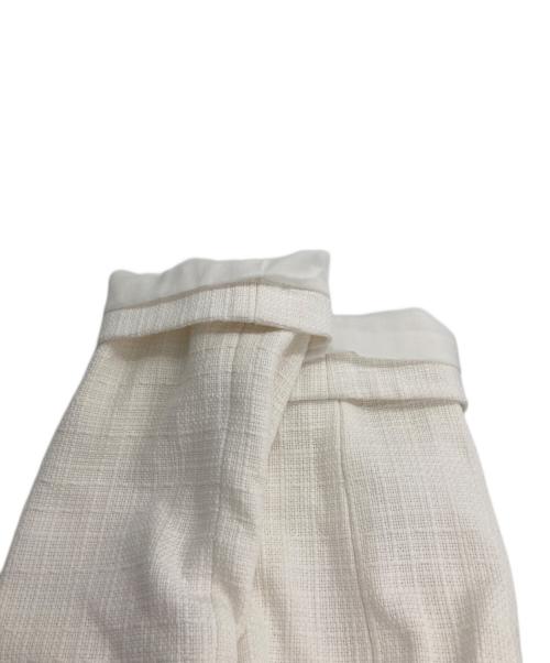 ANAYI（アナイ）ANAYI (アナイ) コットンオックスショート ジャケット ホワイト サイズ:SIZE 36の古着・服飾アイテム