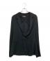 ANN DEMEULEMEESTER（アンドゥムルメステール）の古着「レーヨンテーラードジャケット」｜ブラック