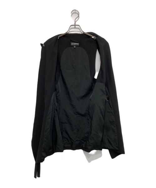 ANN DEMEULEMEESTER（アンドゥムルメステール）ANN DEMEULEMEESTER (アンドゥムルメステール) ウールベスト ブラック サイズ:36の古着・服飾アイテム