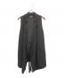 ANN DEMEULEMEESTER (アンドゥムルメステール) ウールベスト ブラック サイズ:36：30000円