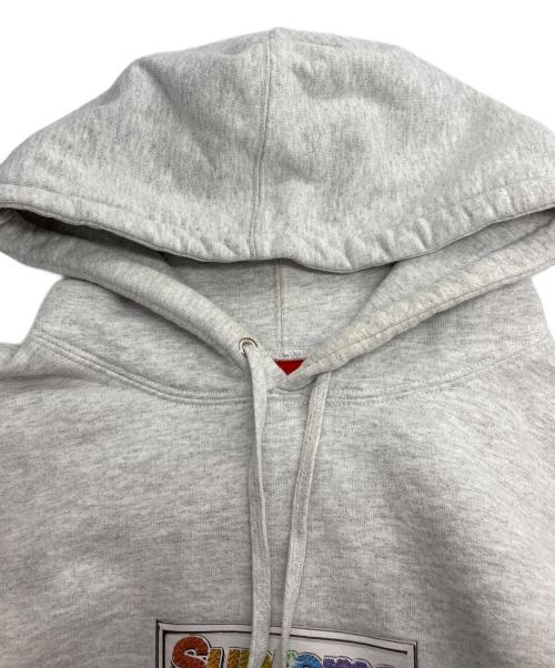 SUPREME（シュプリーム）SUPREME (シュプリーム) Bling Box Logo Hooded Sweatshirt グレー サイズ:Lの古着・服飾アイテム