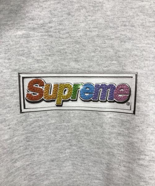 SUPREME（シュプリーム）SUPREME (シュプリーム) Bling Box Logo Hooded Sweatshirt グレー サイズ:Lの古着・服飾アイテム