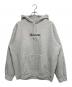 SUPREME（シュプリーム）の古着「Bling Box Logo Hooded Sweatshirt」｜グレー