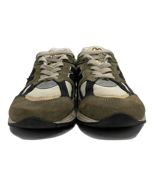 NEW BALANCE（ニューバランス）NEW BALANCE (ニューバランス) M990GB2 ローカットスニーカー オリーブ×アイボリー サイズ:US09 1/2の古着・服飾アイテム